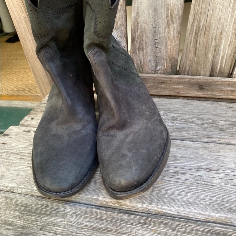 Sartore Women's Black Suede western style Ankle Boots size 7 - Picture 12 of 14